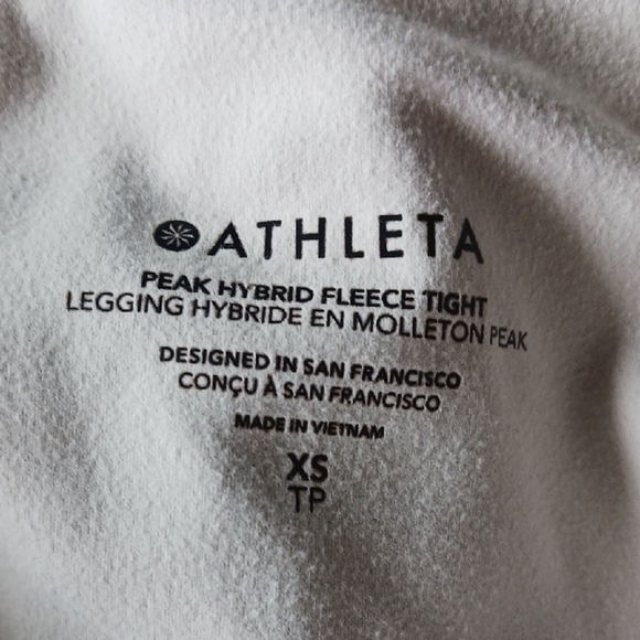 Athleta Peak Hybrid Fleece Tight - Picture 4 of 4